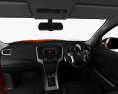 Mitsubishi Triton Doppelkabine mit Innenraum und Motor 2019 3D-Modell dashboard