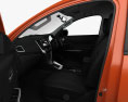 Mitsubishi Triton Doppelkabine mit Innenraum und Motor 2019 3D-Modell seats