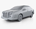 Mitsuoka Galue 204 2017 3D-Modell clay render