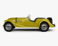 Morgan Plus 4 1954 3d model side view