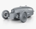 Morgan EV3 2020 3d model clay render