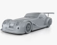 Morgan Aero 8 SuperSports GT3 2010 3d model clay render