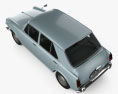 Morris 1100 (ADO16) 1962 3D-Modell Draufsicht