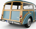 Morris Minor 1000 Traveller 1956 Modello 3D