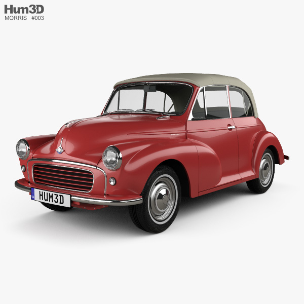 Morris Minor 1000 Tourer 1956 3D model