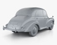 Morris Minor 1000 Saloon 1962 3D модель