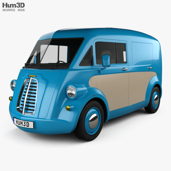 Morris JE Van 2019 3D model