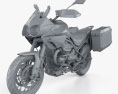 Moto Guzzi Stelvio 1200 NTX 2015 3D модель clay render