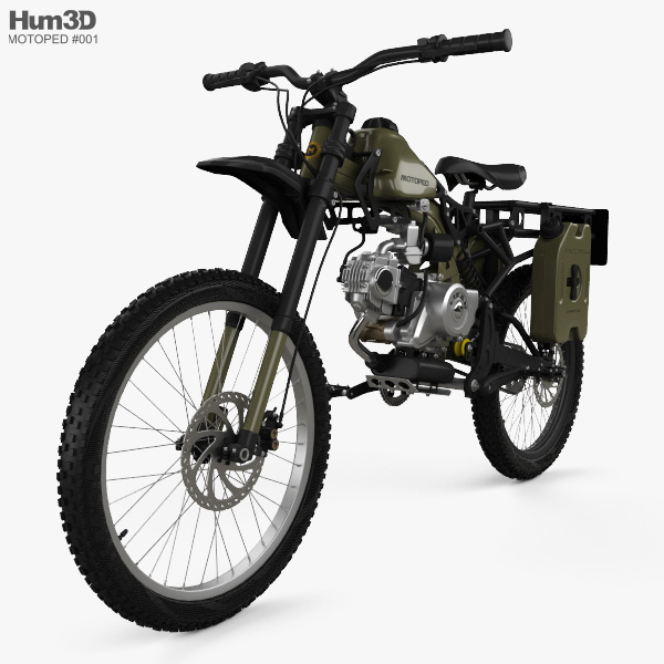 Motoped Survival Bike 2016 3D model