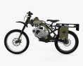 Motoped Survival Bike 2016 3d model side view