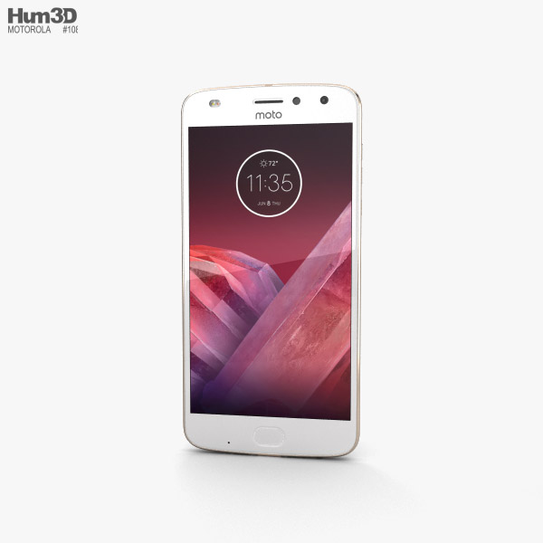 Motorola Moto Z2 Play Fine Gold Modelo 3D