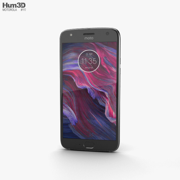Motorola Moto X4 Super Black 3D model