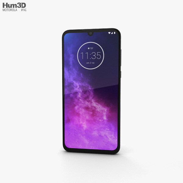 Motorola One Zoom Electric Gray 3D model