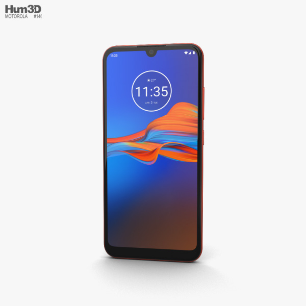 Motorola Moto E6 Plus Bright Cherry Modelo 3D
