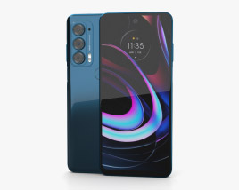 Motorola Edge 2021 Nebula Blue 3D 모델 