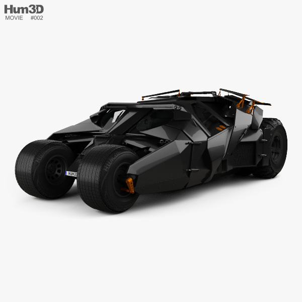 Batmobile Tumbler 2005 Modelo 3D