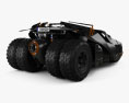 Batmobile Tumbler 2005 3d model back view
