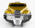Fifth Element Taxi 1997 3d model front view