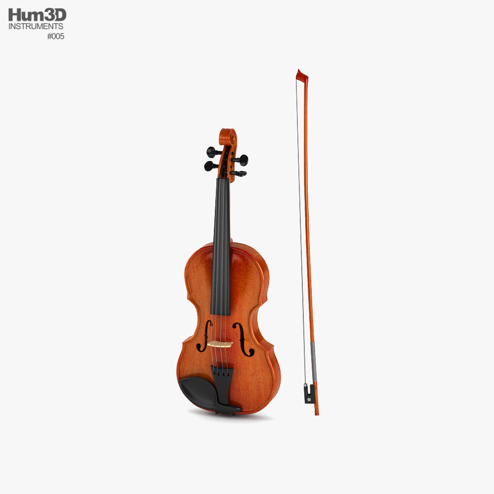 Violine 3D-Modell