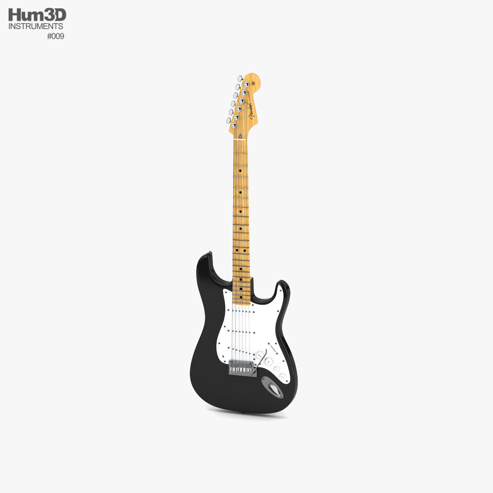 Fender VG Stratocaster Modelo 3D