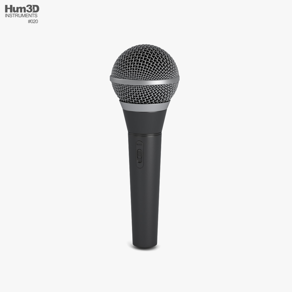 Microfone Modelo 3d