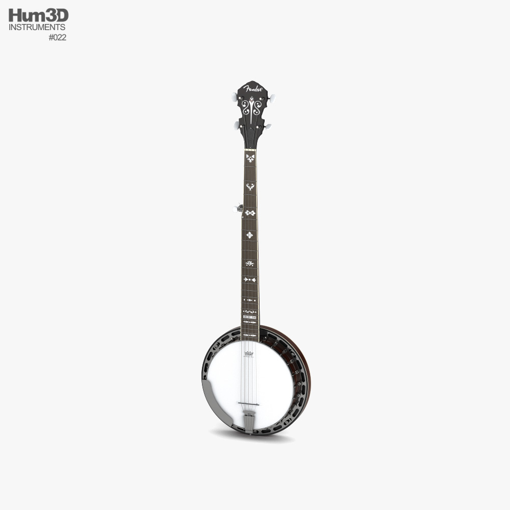 Banjo Modello 3D