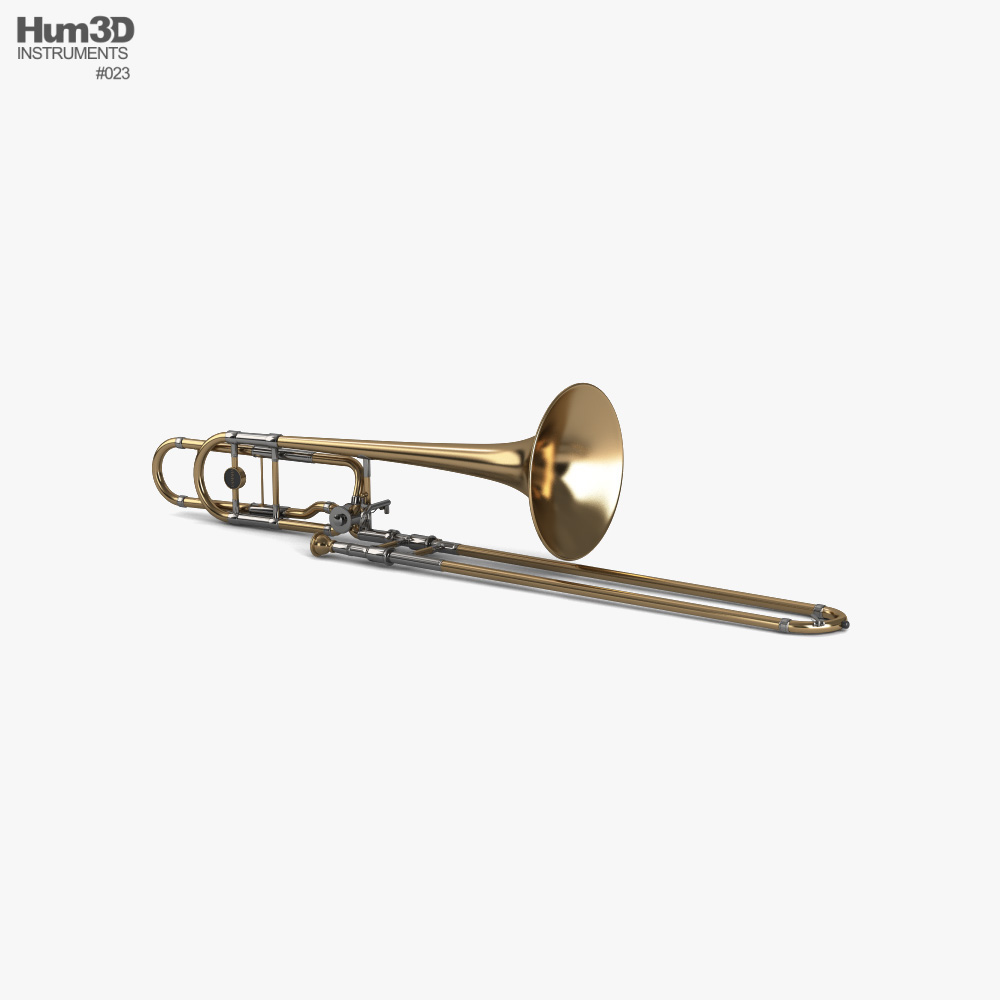 Trombone Modello 3D