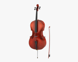 大提琴 3D模型