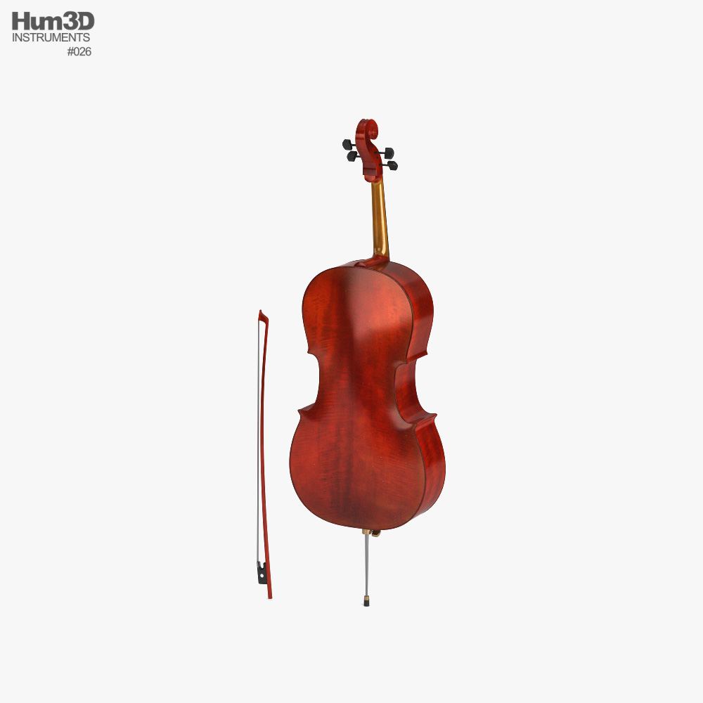 Violoncelle Modèle 3d