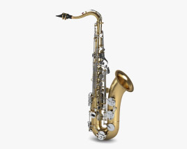 Saxofone Modelo 3d