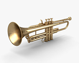 Trompeta de Louis Armstrong Modelo 3D