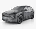 NIO ES6 2020 Modelo 3d wire render