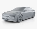 NIO ET Preview 2022 3d model clay render
