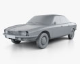 NSU Ro 80 1967 3D-Modell clay render