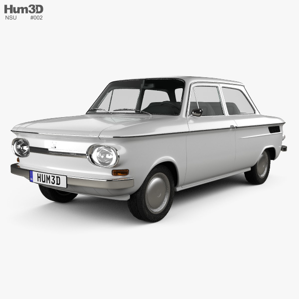 NSU Prinz 1000 1961 3D model