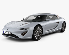 3D model of Quant e-Sportlimousine 2017