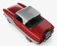Nash Metropolitan 1956 3D模型 顶视图