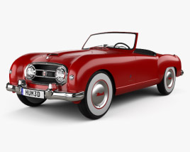 Nash Healey Roadster 1952 3D model
