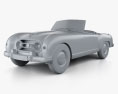 Nash Healey Roadster 1952 Modelo 3d argila render