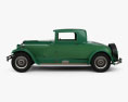 Nash Advanced Six 260 coupé 1927 3D-Modell Seitenansicht