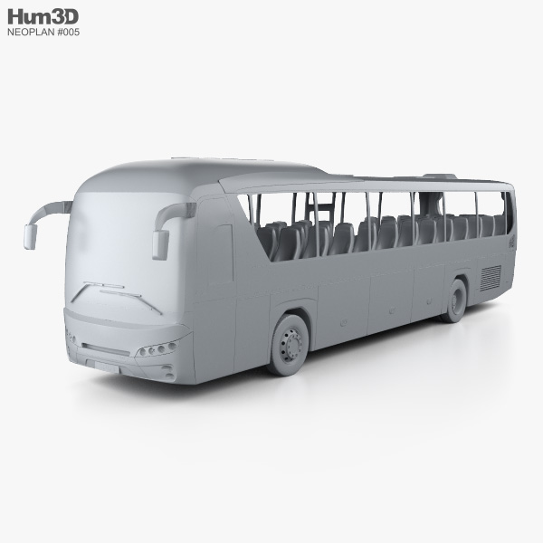 Neoplan Jetliner bus 2012 3D model - Vehicles on Hum3D