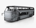 Neoplan Skyliner Autobús 2010 Modelo 3D wire render