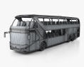Neoplan Skyliner bus 2015 3d model wire render