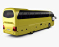 Neoplan Starliner N 516 SHD bus with HQ interior 1995 3d model back view