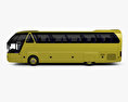 Neoplan Starliner N 516 SHD bus with HQ interior 1995 3d model side view