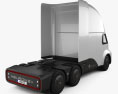 Neuron EV TORQ Tractor Truck 2022 3d model back view