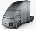 Neuron EV TORQ Tractor Truck 2022 3d model wire render