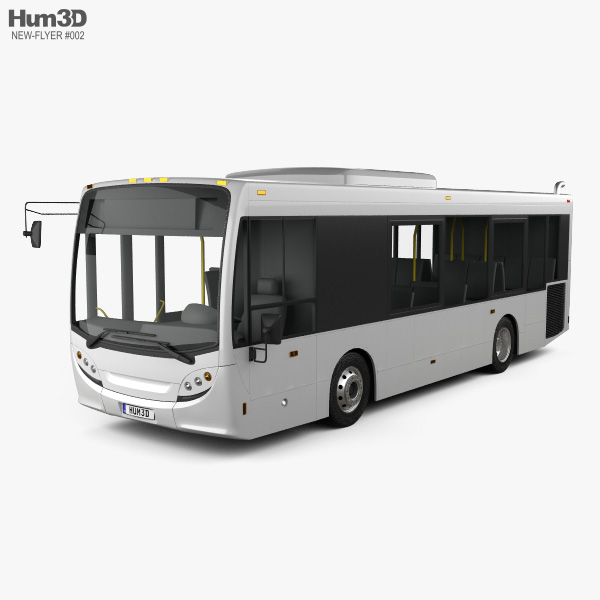 New Flyer MiDi bus 2016 3D model - Vehicles on Hum3D