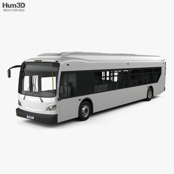 New Flyer Xcelsior Bus 2016 3D-Modell
