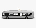 New Flyer Xcelsior Electric Bus 2016 3d model side view